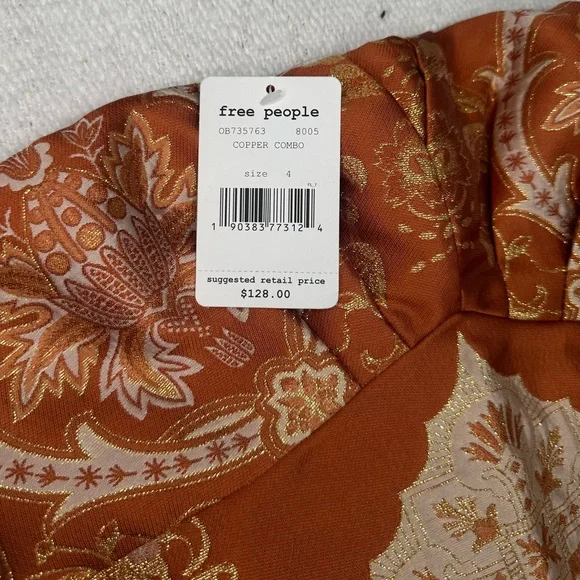 RARE NWT Vintage Free People Stars Align Mini Dress - Picture 7 of 8